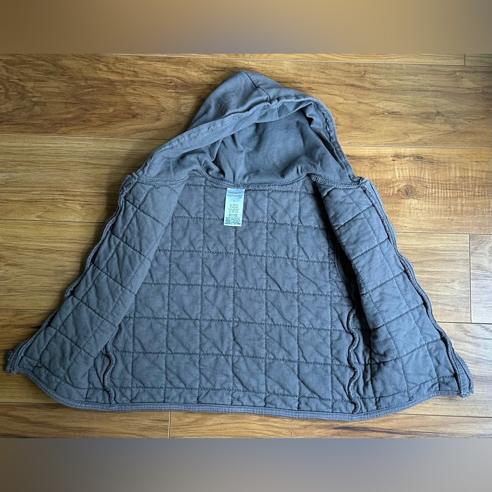 Modern Moments 3T Gray Hooded Jacket - Picture 5 of 8